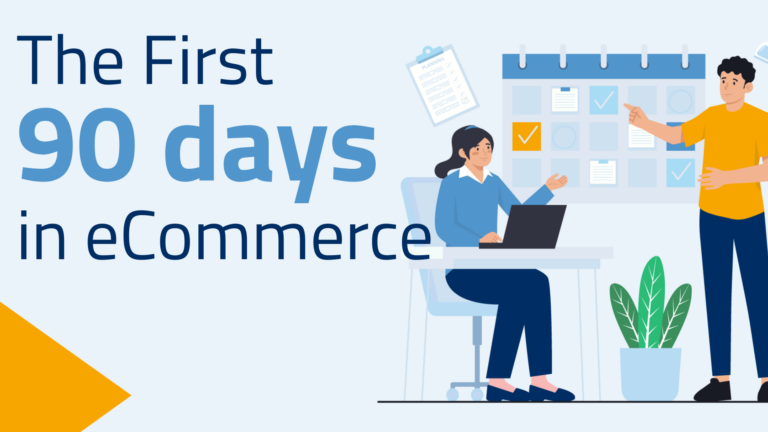 Illustration of strategic planning during the first 90 days in e-commerce