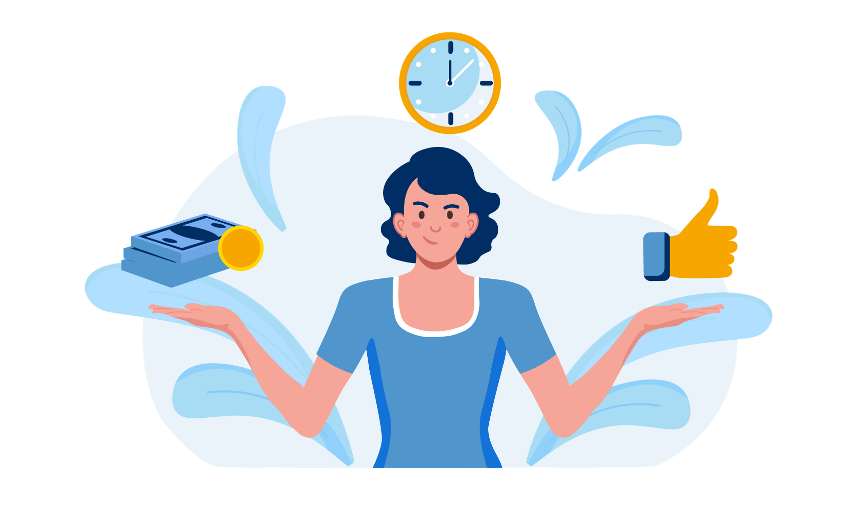 Illustration of weighing costs and benefits when selecting a scalable ERP system.